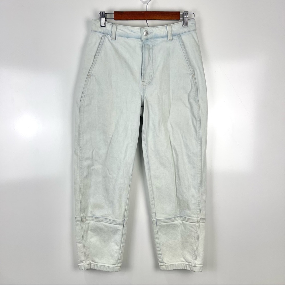 Everlane Utility Barrel Jeans Women's Size 27 Light Blue Wash High Rise